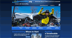 Desktop Screenshot of gosnowmobiling.org